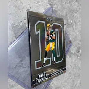 2020 Behind The Numbers Jordan Love Rookie Card Green Bay Packers RC